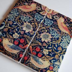 Folksy stone coasters